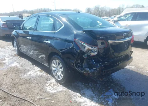 2016 Nissan Sentra Fe+ S/S/Sl/Sr/Sv z USA, uszkodzony, nr VIN 3N1AB7AP8GL646163